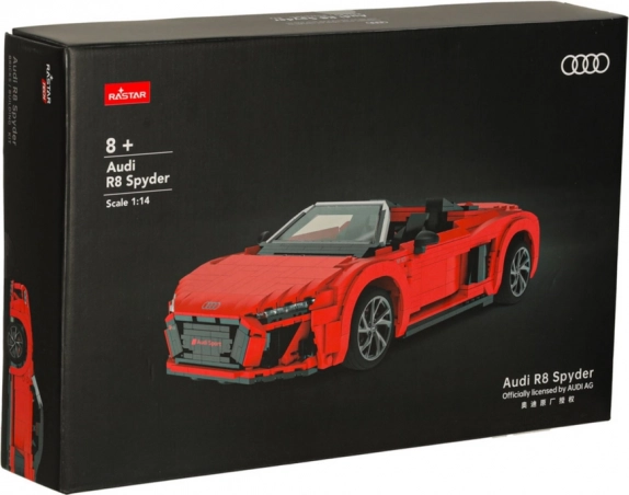 Konstrukcijski set Avto RC 1:14 Audi R8 Spyder 1440 delov
