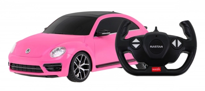 Avto na daljinsko upravljanje R/C Volkswagen Beetle Rastar 1:14 roza