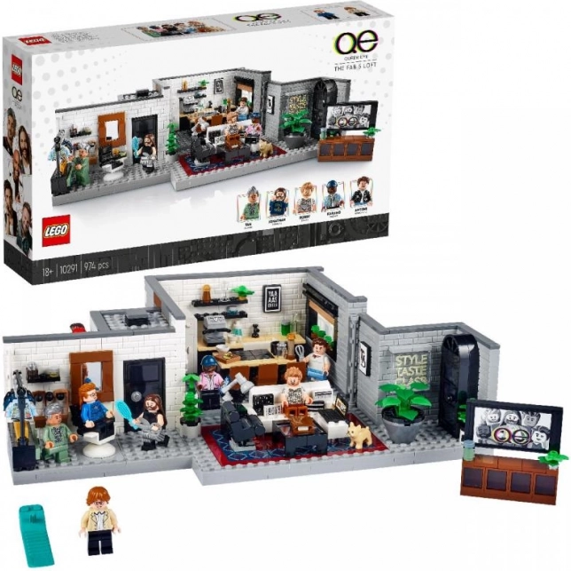 Lego Queer Eye – stanovanje Fantastične petke sestavljanka