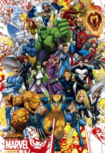 EDUCA sestavljanka Marvelovi junaki 500 delov