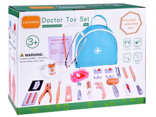 Lesena garnitura dodatkov SMALL DENTIST ZA4718