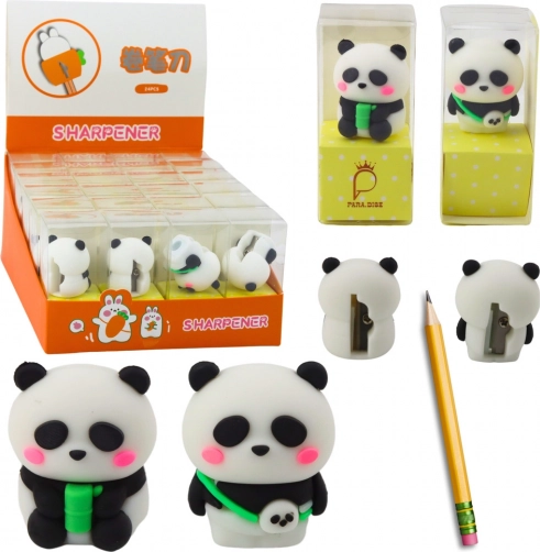 Šilček Panda za tanke svinčnike in barvice