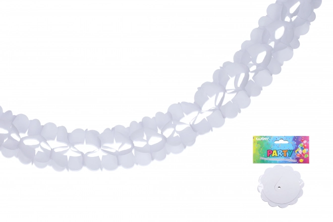 Girlanda bela 3,6m