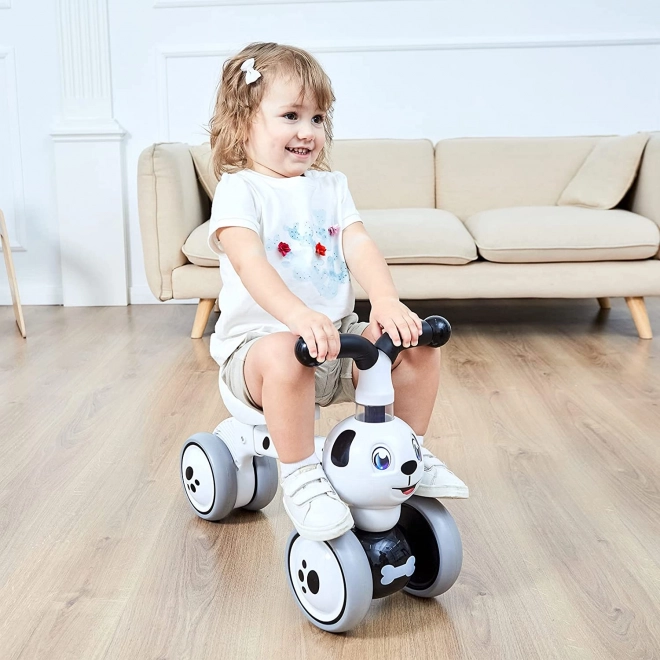 ECOTOYS Potisni voziček Pesek bel