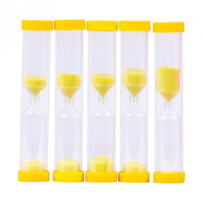 Bigjigs Toys Peščena ura 3 minute 1 kos rumena