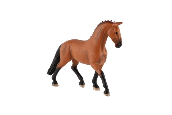 Realističen plastičen model konja rjavec 13 cm