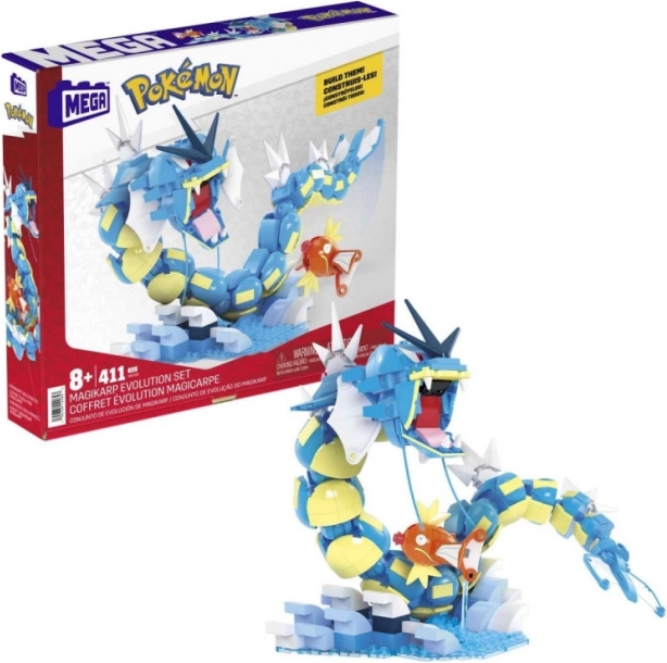 Gradbeni set MEGA Pokémon – evolucija Magikarpa in Gyaradosa