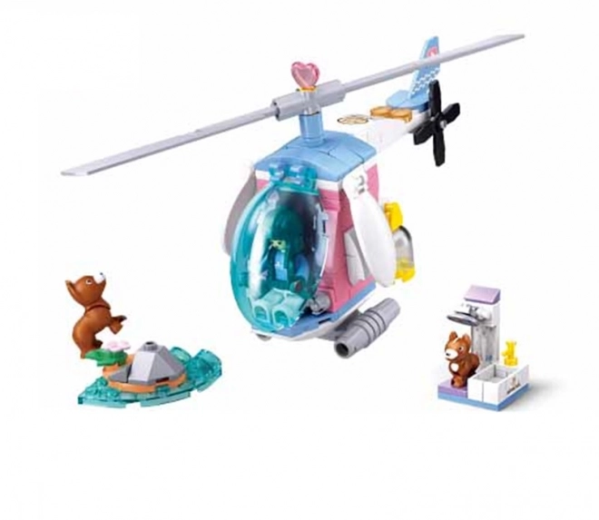 Sluban Metropolis M38-B1212B Reševalni helikopter za domače živali