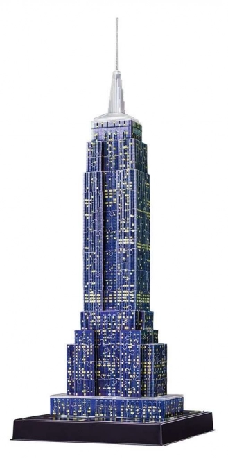 RAVENSBURGER Siječa 3D sestavljanka Nočna izdaja Empire State Building 216 kosov