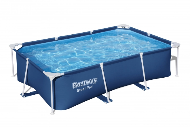 DeluxeJr Jekleni Pro Rack Bazen 259x170x61 BESTWAY za vrt
