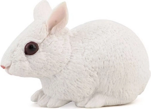 Figurica belega zajčka 10 cm