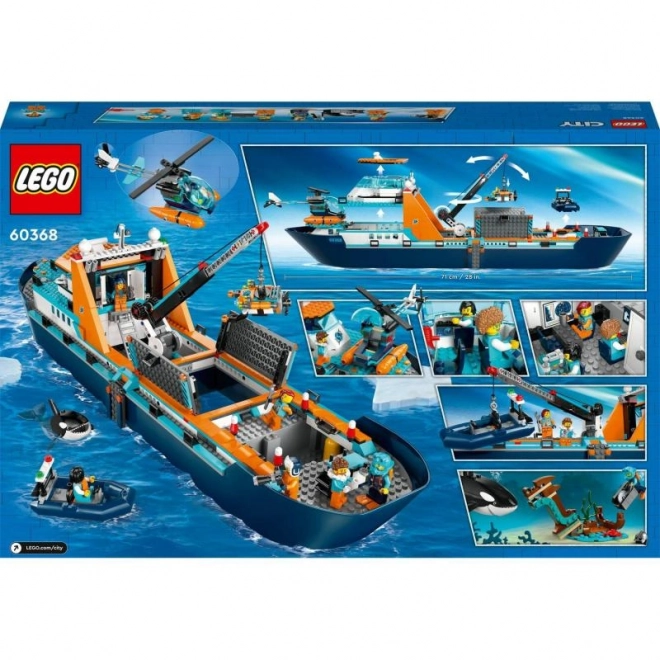 LEGO City ladja raziskovalcev Arktike