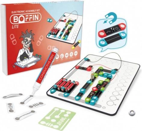 boffin magnetic lite – magnetna elektronska sestavljanka s prevodnim flomastrom