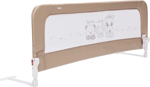 Posteljna ograja Monna, Animal Beige