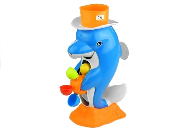 Igrača za kopel s fontano Dolphin Reels