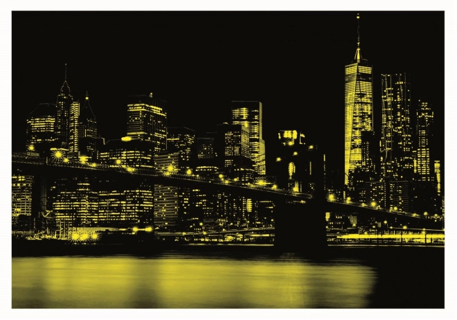 Set svetiče Educa puzzle Most Brooklyn New York 1000 kosov