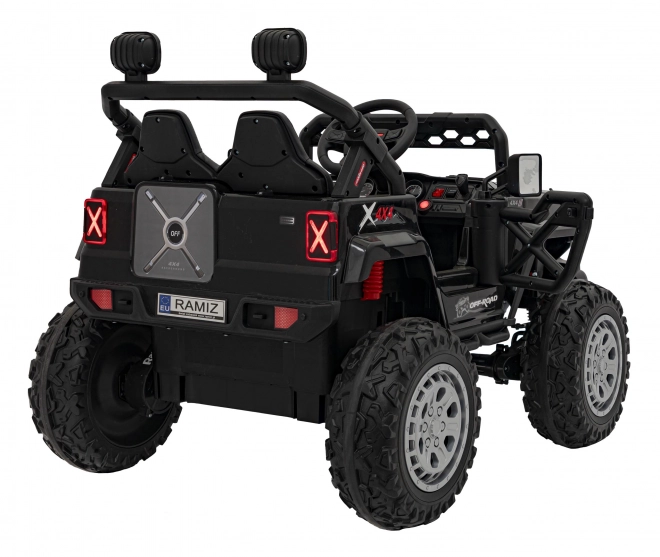 Otroški električni avto off-road črne barve