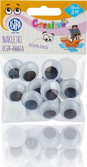 Samolepilne oči ASTRA CREATIVO – 20 mm
