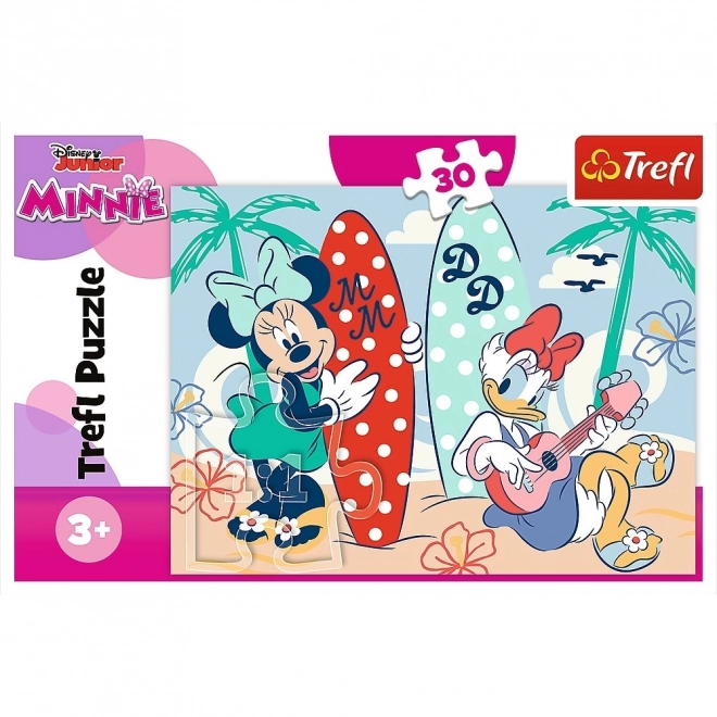 Puzzle Barvna Minnie 30 kosov