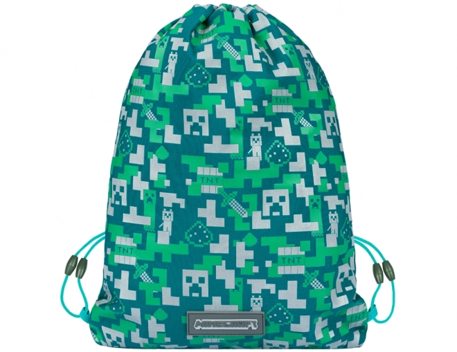 Minecraft 2 set z motivom Srebrnega Creeperja
