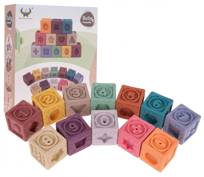 Set senzoričnih kock številke