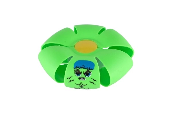Ploska žoga - Vrzi disk, ulovi žogo! plast 8cm 4 barve 12kos v škatli