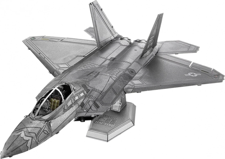 3D kovinski puzzle F-22 Raptor