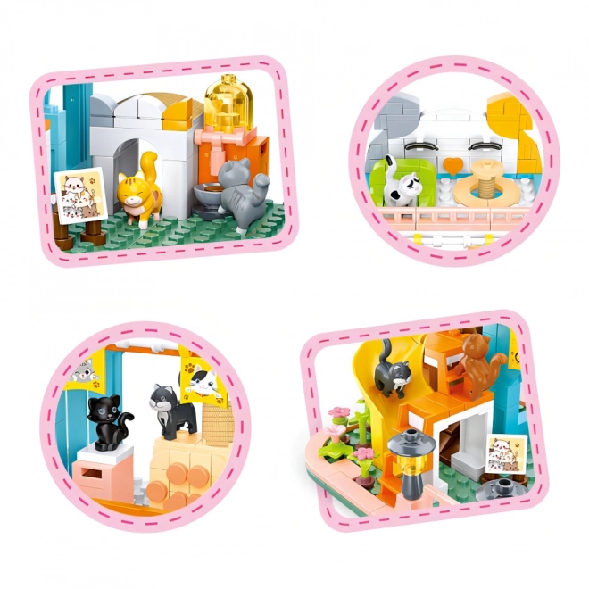 Sluban Girls Dream M38-B1089 Hiša z devetimi mačkami