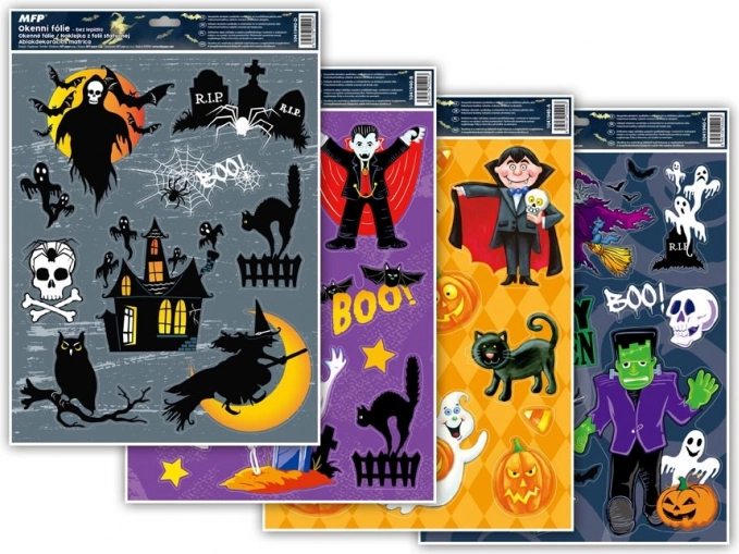 Okenske folije Halloween z bleščicami