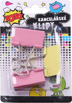 Pisarniške sponke 41 mm, set 3 kos