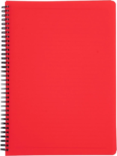 Krožni blok A5 Classic rdeča