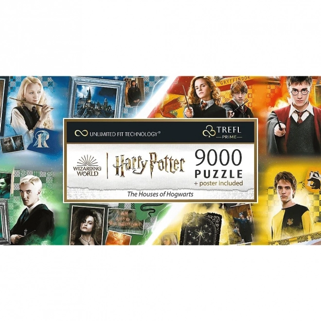 TREFL Puzzle UFT Harry Potter: Bradaviške hiše 9000 kosov