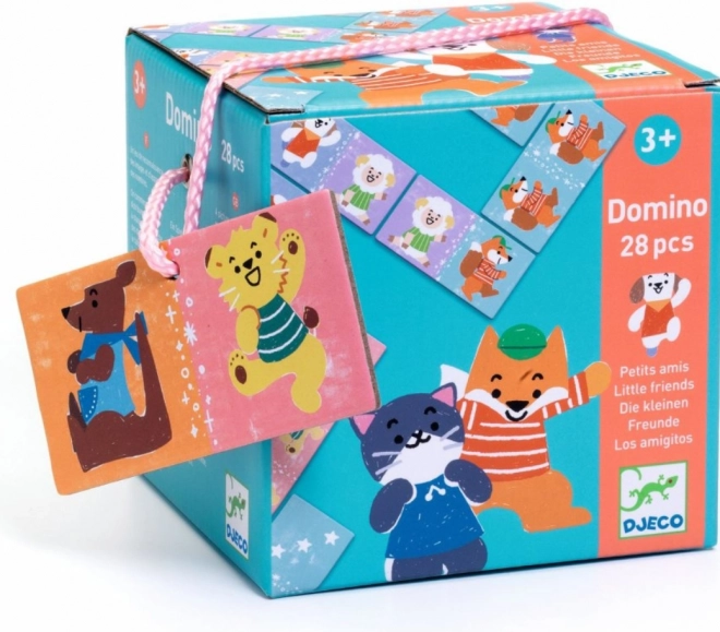 DJECO Domino z živalmi in številkami