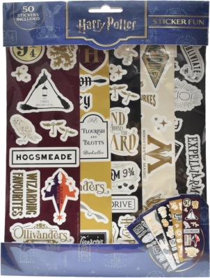 harry potter set nalepk magical locations