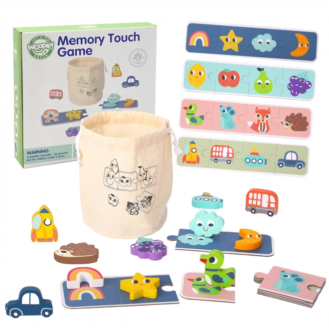 Woopie Green Leseno Pexeso - Dotikalne Puzzle