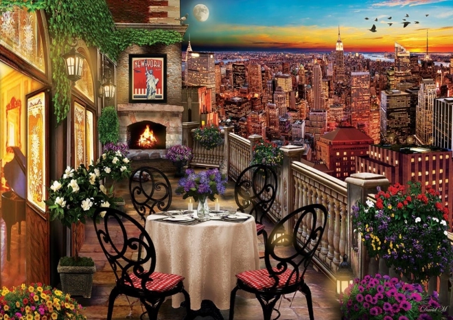 Sestavljanka Večerja v New Yorku 1000 kosov ART PUZZLE
