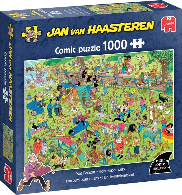 Puzzle Jan van Haasteren Pasji park 1000 kosov