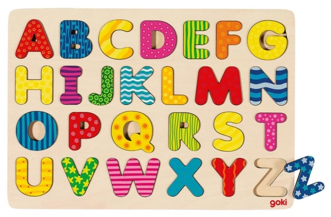 Goki Puzzle ABC abeceda - velike črke