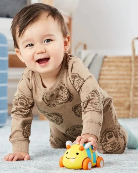 Avtomobilček s pogonom Pull & Go - Čebela