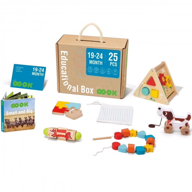 Montessori senzorična škatla XXL 6v1 od Tooky Toy
