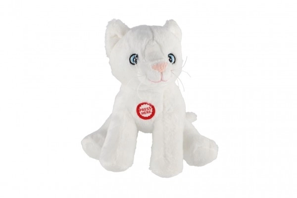 Maskota Leo, kremna mačka 15 cm