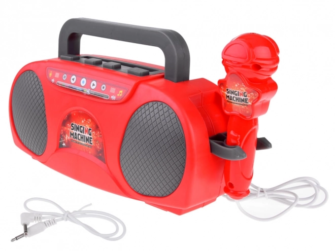 Otroški radio z brezžičnim zvočnikom in mikrofonom