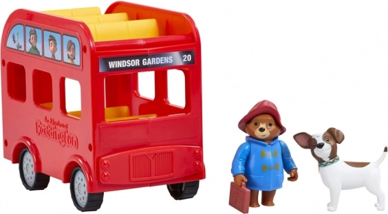 Igralni set Paddington z rdečim avtobusom