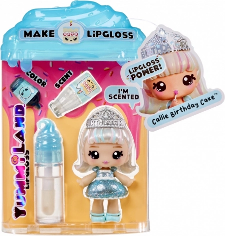 Yummiland mala punčka z lipglosom Callie Birthday Cake