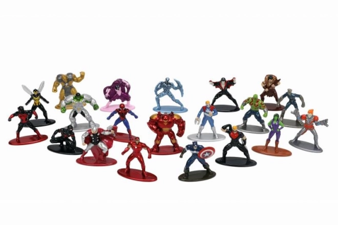 Kovinske Nano zbirateljske figurice od Marvel 20 kosov