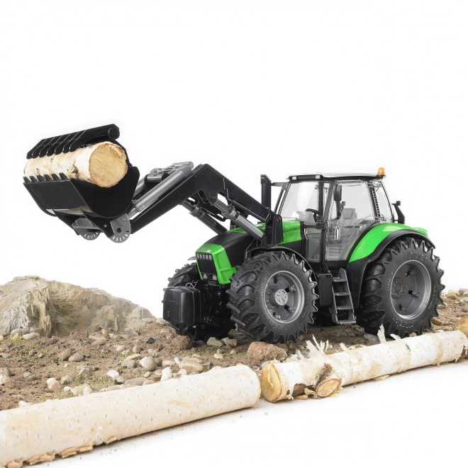 Bruder traktor Deutz Agrotron X720 s čelnim nakladačem
