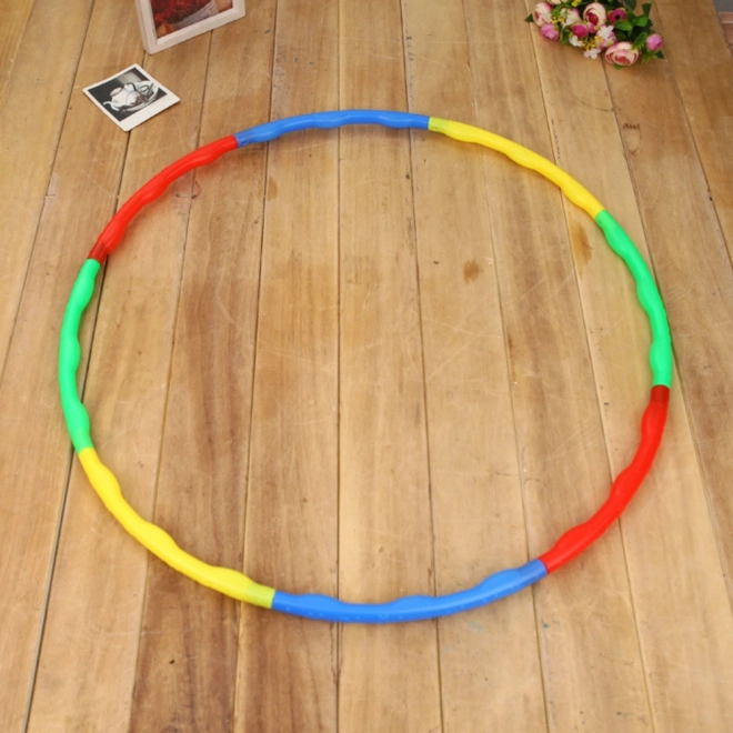 Barviti zložljivi Hula Hoop z masažnimi izboklinami