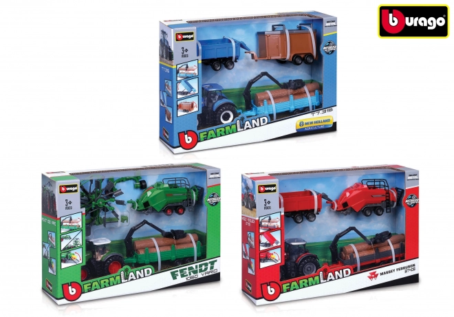 Bburago 10cm Farm traktor darilni komplet