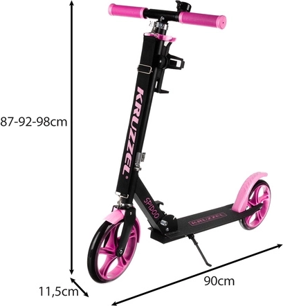 Zložljiv mestni skiro za otroke z velikimi kolesi (200 mm)