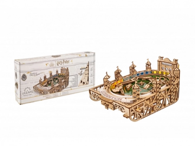 Ugears Lesena 3D mehanska sestavljanka Harry Potter - Quidditch Fliper